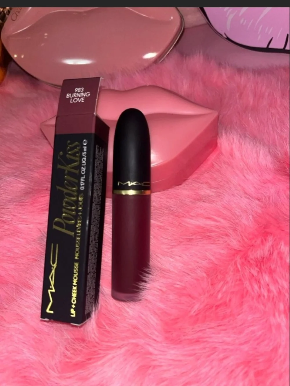 MAC Cosmetics Powder Kiss Lipstick - Burning Love